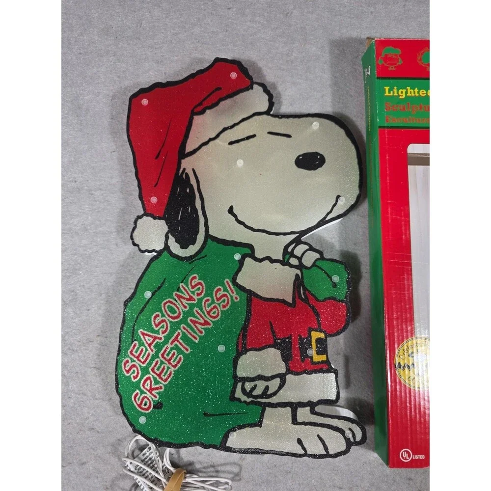 PEANUTS SNOOPY Lighted Sculpture 15
